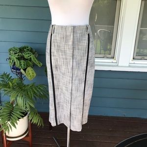 GRACE DANE LEWIS Black & White Pencil Skirt